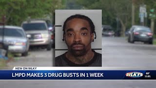 2 men arrested, guns and narcotics recovered after separate drug busts in Louisville