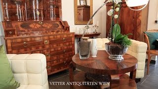 Antiquitäten Vetter antike Möbel Porzellan Glas Silber Bilder Bronzen Restaurator Österreich Wien