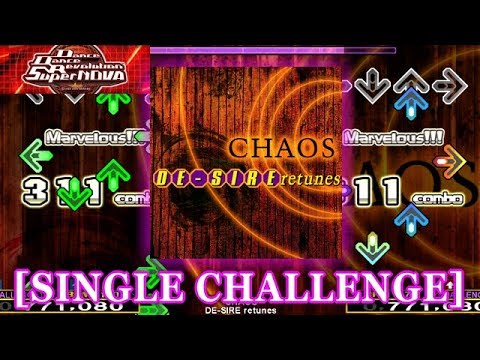 【DDR SN】 CHAOS [SINGLE CHALLENGE] 譜面確認＋クラップ