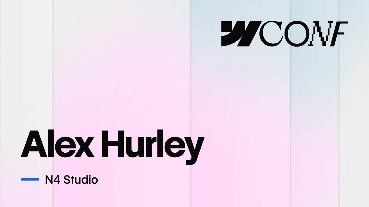 Webflow Conf 2026 Interview: Alex Hurley - N4 Studio