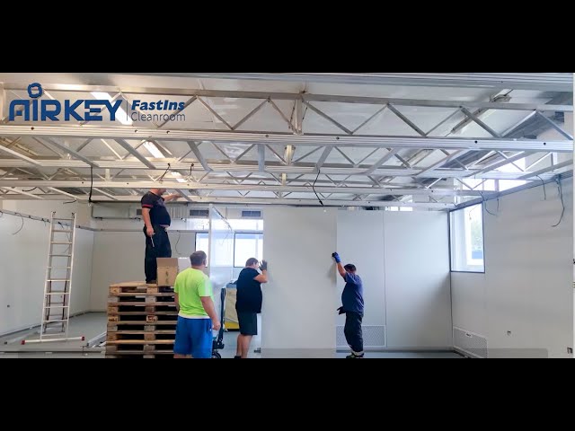 Airkey On-site Assemble Modular Cleanroom