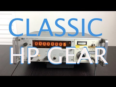 HP 5245L Nixie Tube Counter Demo & Teardown