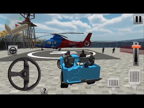 Offroad Police Transporter: Police Cargo Helicopter Game | Android Gameplay HD
