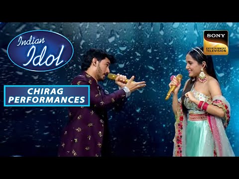 Chirag ने 'Tumsa Koi Pyaara' Song गाकर छेड़ा Kavya को | Indian Idol Season 13 | Chirag Performances