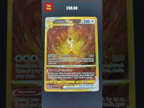🔥 Arceus SOLD £98.00 on eBay UK! 🚀 #pokemoncards