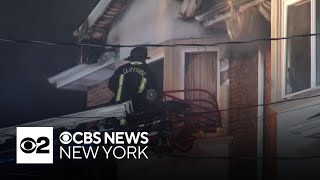 1 seriously hurt in multi-family home fire in Fairview, New Jersey