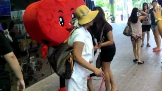 Valentine and Chinese New Year Mascots at Gardens By The Bay