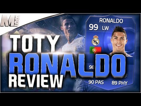 FIFA 15 UT - TOTY RONALDO || FIFA 15 Ultimate Team 99 TOTY Player Review + In Game Stats