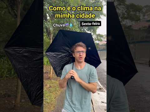 COMO É O CLIMA NA MINHA CIDADE AO LONGO DA SEMANA
