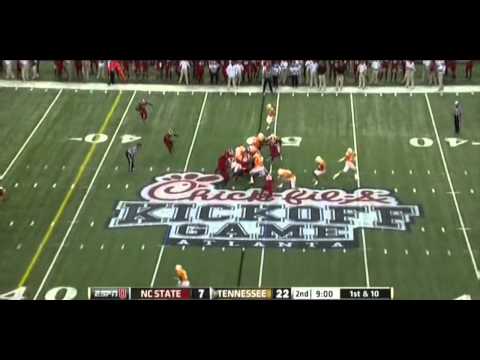 David Amerson vs Tennessee 2012