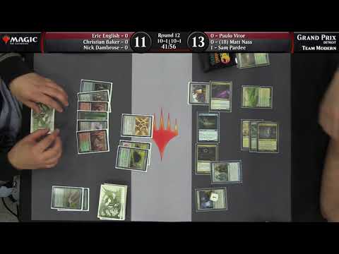 Magic the Gathering GP Detroit 2018 Round 12 Team Modern