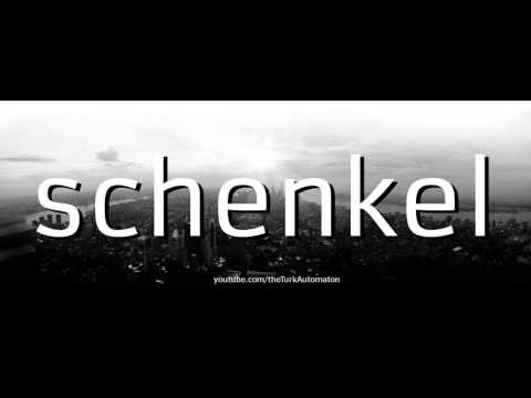 How to pronounce schenkel in German