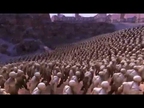 300 Spartans Vs 10,000 Zombies FIGHT