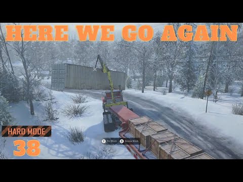 Overloading The White Western Star 4964 SnowRunner Hard Mode Ep 38