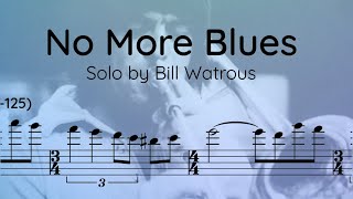 Bill Watrous - Trombone Solo Transcription (No More Blues)