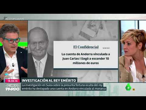 Cristina Pardo le para los pies a Paco Marhuenda por defender al rey Juan Carlos