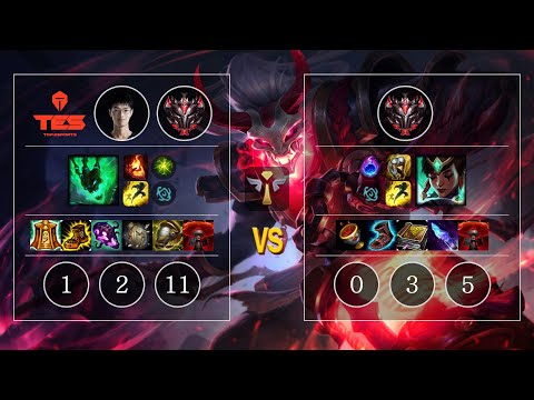 TES QiuQiu Thresh vs Karma Sup - KR Patch 10.13