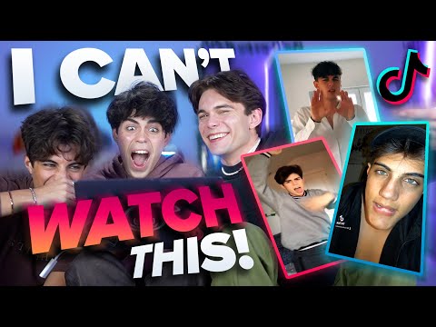 Reacting to our FIRST TIKTOKS