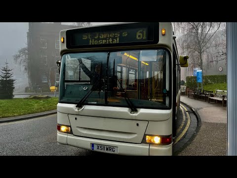 61 S.Leeds Stadium - St James’s Hospital | Dennis Dart Plaxton Pointer | X511 WRG | Yorkshire Buses