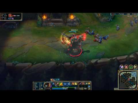 Gangplank stomping League of Legends