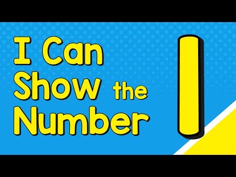 I Can Show the Number 1 in Many Ways | Number Recognition One Song | Jack Hartmann