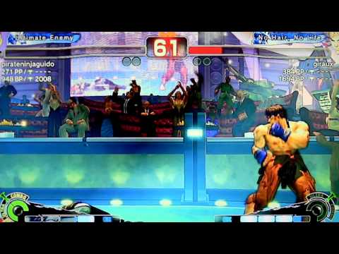 スーパーストリートファイターⅣ ＡＥ: pirateninjaguido (C.Viper) vs giraux (Ryu)