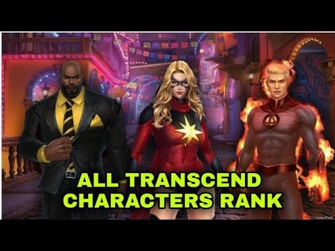 All Transcend Characters Rank - Marvel Future Fight