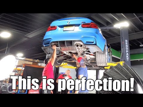 We custom cut the Akrapovic Exhaust to create the best sounding F80 BMW M3 out there!