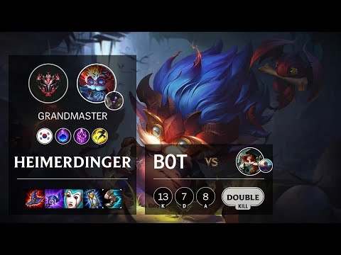Heimerdinger Bot vs Miss Fortune - KR Grandmaster Patch 10.4
