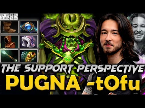 7.34D Patch toFu - Pugna The Support : Gaimin Gladiators VS Azure Ray TI 2023 Dota 2 #tofu #pugna