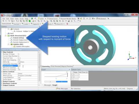 CADFEM Tutorial No.24 – How to analyse an assembly with an interference fit in ANSYS® Workbench™