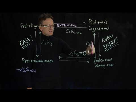 Lecture 06, concept 22: Binding free energy - the free energy cycle & DDG values