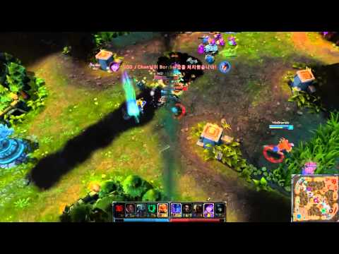 SKT T1 Faker - Nocturne highlights - Jungle - Korean SoloQ - Season 2014 - League of Legends