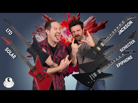 Best Metal Guitar Shootout | EX Shaped Jackson, Epiphone, Schecter, Solar, LTD