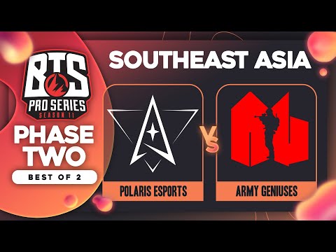 Polaris vs Army Geniuses Game 2 - BTS Pro Series 11 SEA: Groups w/ MLPDotA & johnxfire