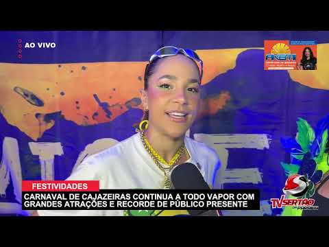 Michele Andrade celebra força feminina e agita multidão no Carnaval de Cajazeiras