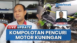 Komplotan Pencuri Motor di Area Persawahan Ditangkap Polres Kuningan, Empat Pelaku Dicokok