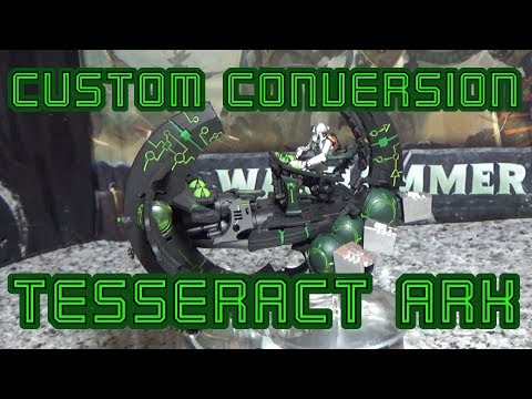 How To Make A Necron Tesseract Ark, Custom Conversion (PLASTIC NOT RESIN)