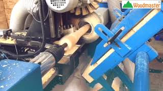 MÁY TIỆN GỖ CNC TỰ ĐỘNG CHÀ NHÁM NẠP PHÔI TỰ ĐỘNG