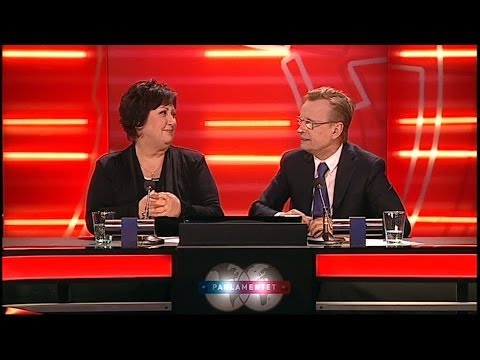 Johan Ulveson blir rasande och ljuger - Parlamentet (TV4)
