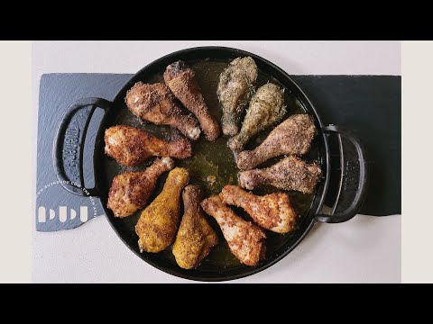 Oven baked Crispy & Juicy Chicken recipe || 6 flavours