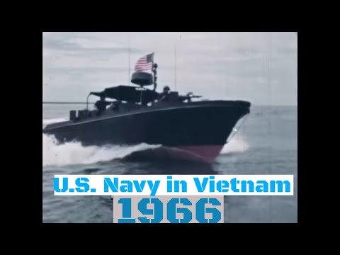 "U.S. NAVY OPERATIONS IN VIETNAM"  1966 U.S. NAVY RIVERINE PATROL BOATS  OPERATION MARKET TIME 29754