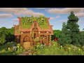 {Minecraft} 🌿 How to Build a Fairycore Fantasy Starter House 🍄🧚🏼 {Tutorial}