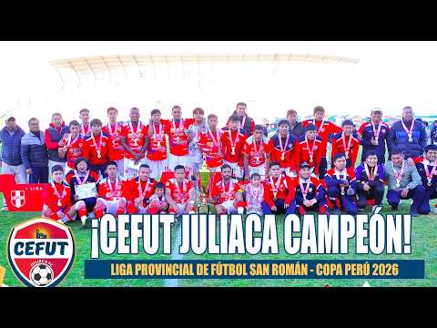 Cefut Juliaca FC 5 Credicoop SanRomán 4, los penales Final Copa Perú Etapa Provincial San Román 2026