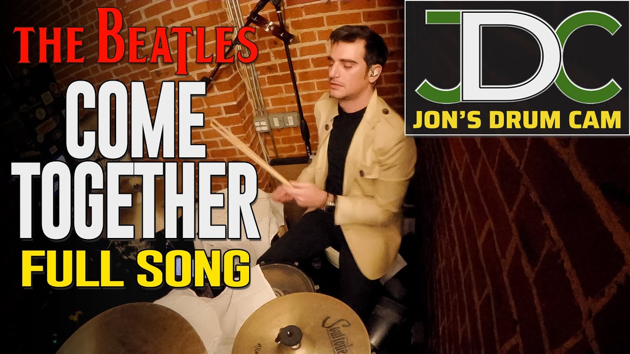 Drum Cover of "COME TOGETHER" by The Beatles! (Full Song)