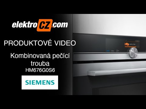 Kombinovaná pečící trouba s mikrovlnami Siemens HM676G0S6