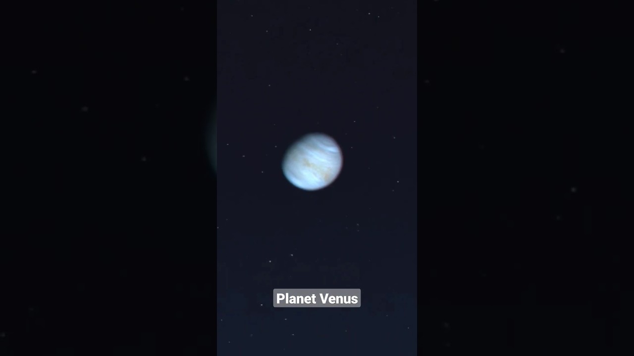 Zooming in on Planet Venus #shorts #interstellar #venus #planet #hubble #space #cosmos #viral