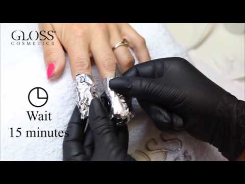 HOW TO REMOVE hybrid nail gel polish / Gellac / Gel-lack / Hybrid nails