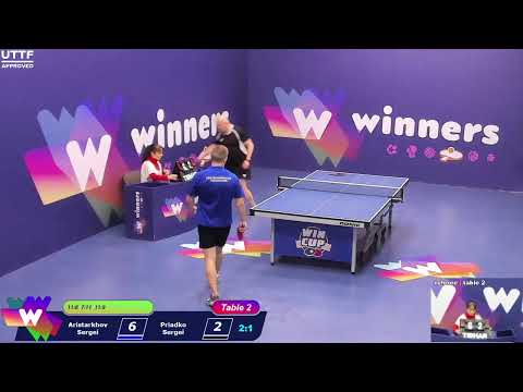 WINners CUP table 2  01.02  Aristarkhov Sergei - Priadko Sergei 18:00