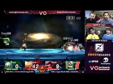 PS6 - Seagull & EMG XFire | T.O Joe Vs. VGBC | GimR & VGBC | Logic - SSBB Losers Quarters - Brawl